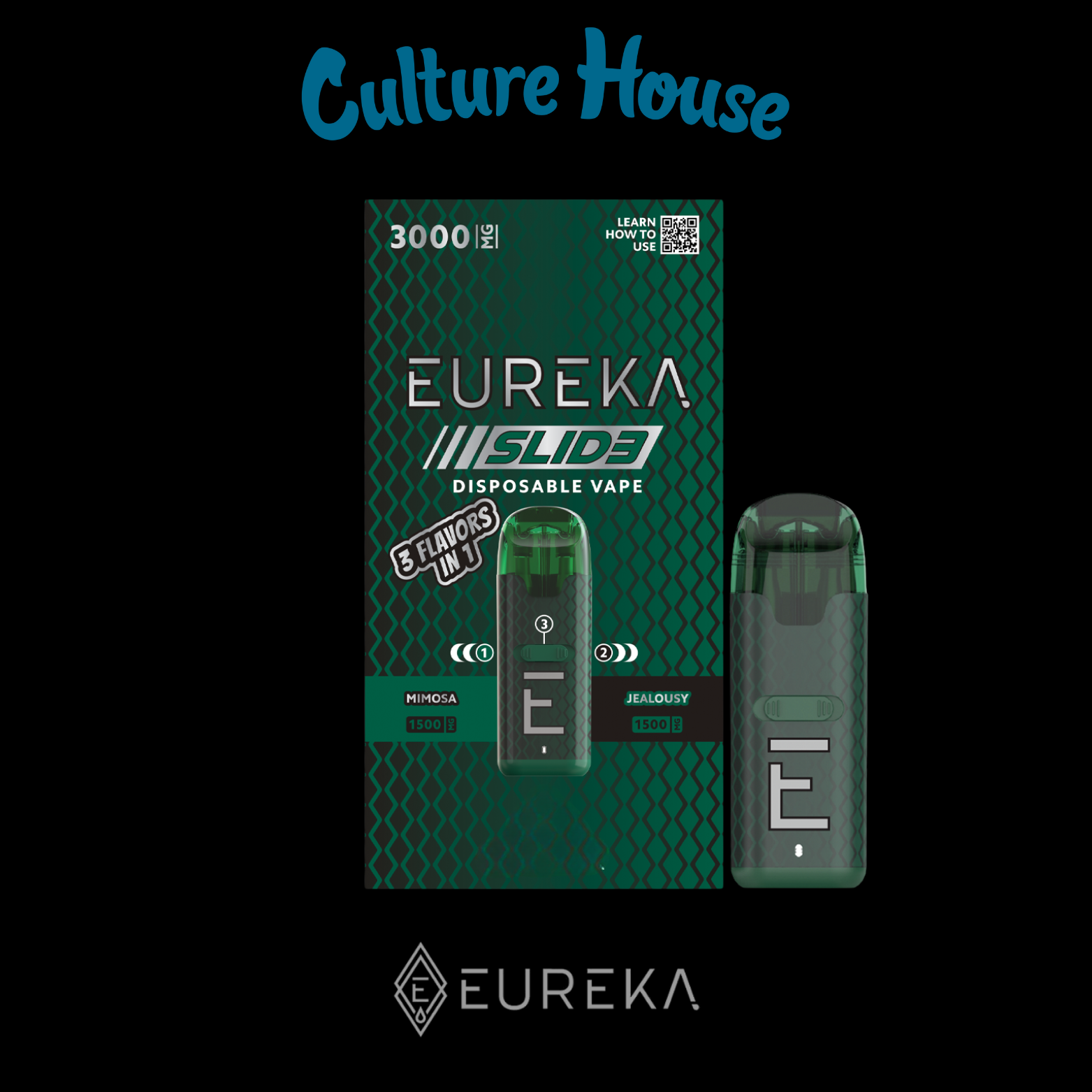 Photograph of product: Eureka | Mimosa x Jealousy | Slide 3 in 1 | Disposable
