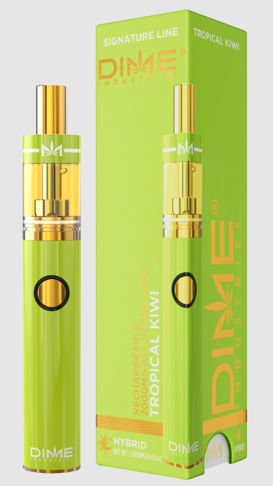 Photograph of product: Dime Industries | Tropical Kiwi | AIO | 2g