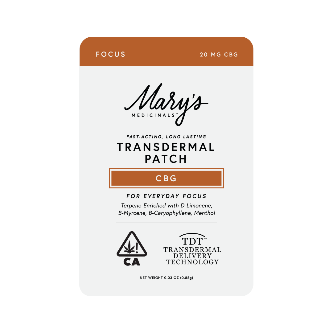 Photograph of product: TRANSDERMAL CBG PATCH - FOCUS