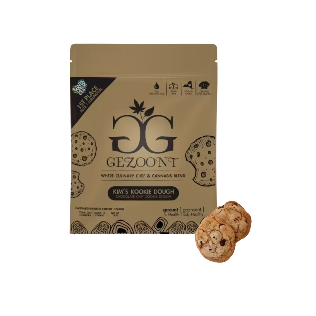Photograph of product: Gezoont | Kim's Kookies | Chocolate Chip | 10pk |  100mg TH-oui
