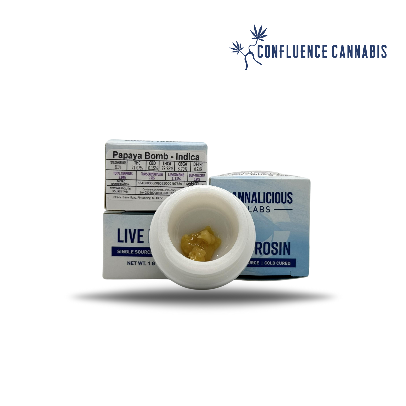 Photograph of product: Papaya Bomb Live Rosin