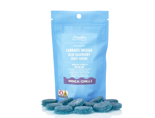 Photograph of product: SMOKIEZ - Oui'd Sweet Blue Raspberry - 100MG TH-oui
