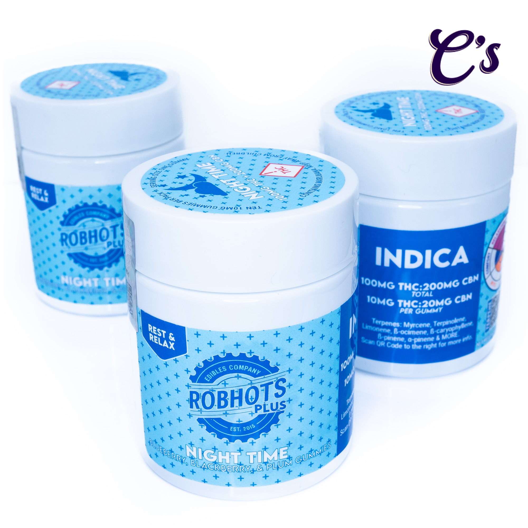 Photograph of product: Robhots | Gummie (TH-oui/CBN 1:2) Night Time 100mg