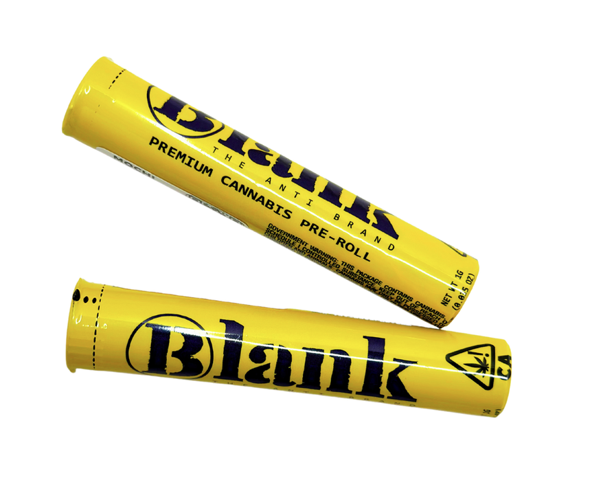 Photograph of product: Lemon Burst (S) PREROLLS 1g 2pk - Blank