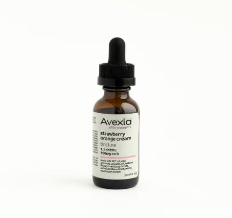 Photograph of product: STRAWBERRY ORANGE CREAM 1:1 CBD:TH-oui | 100MG TINCTURE