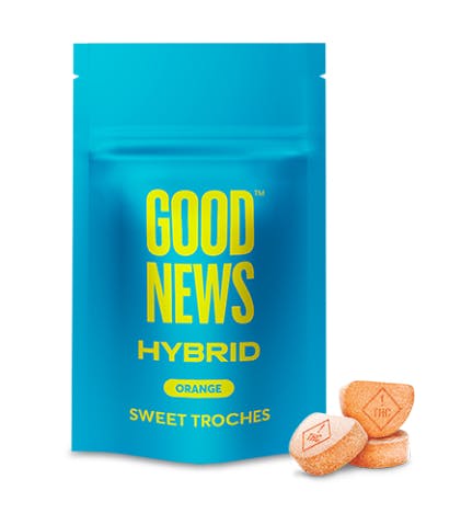 Photograph of product: Orange | 50mg Troches | 10pk