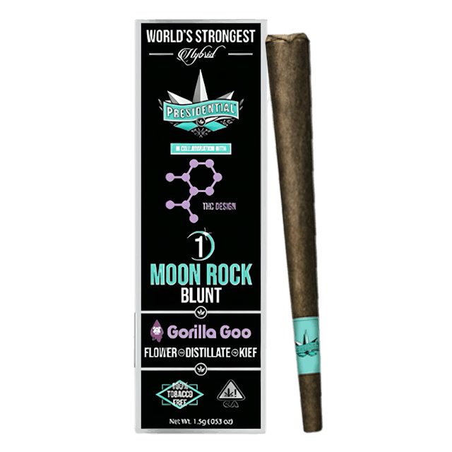 Photograph of product: Gorilla Goo Infused Moonrock Blunt 1.5g - 
