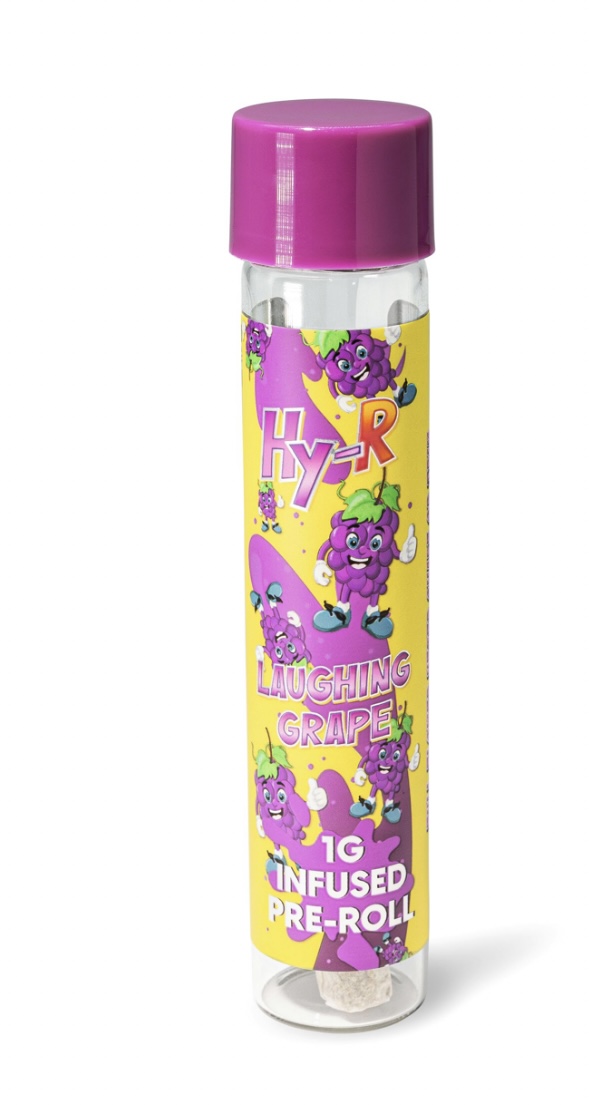 Photograph of product: AU HY-R: Laughing Grape 1G Infused Preroll