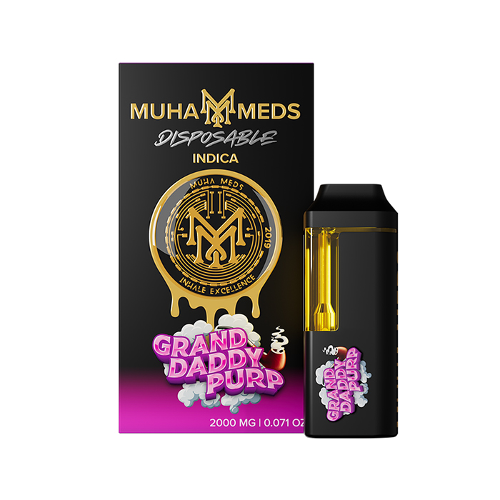 Photograph of product: Grand Daddy Purp Disposable Vape, Oui'd, 2g