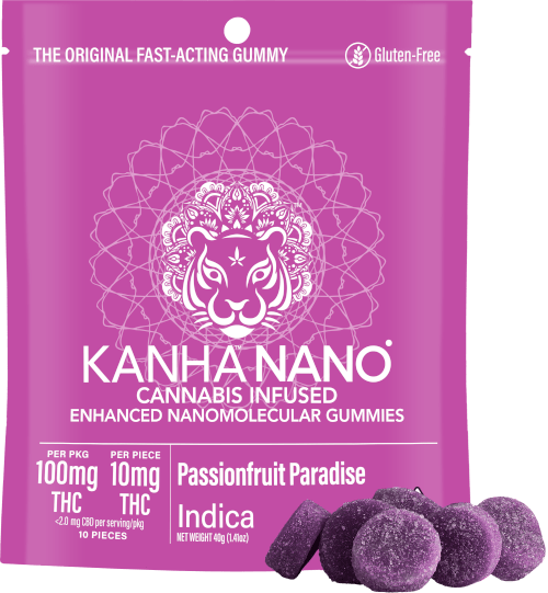 Photograph of product: Passionfruit Paradise Nano Indica | 100mg/10pc