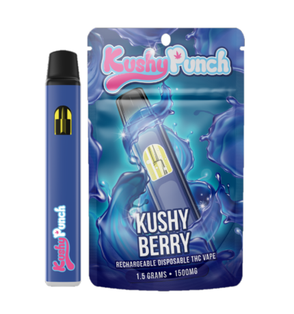 Photograph of product: Kushy Punch Kushy Berry Disposable Vape Rec