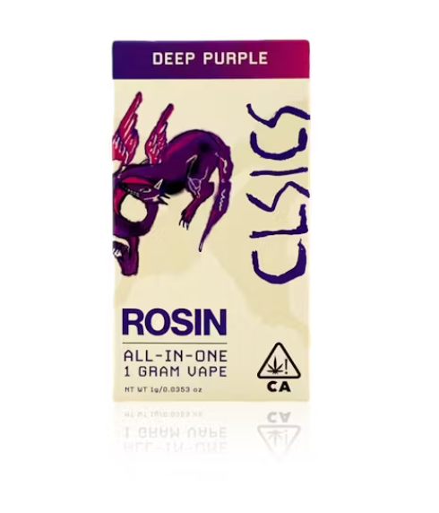 Photograph of product: Deep Purple Strain - 1g Live Rosin AIO | CLSICS