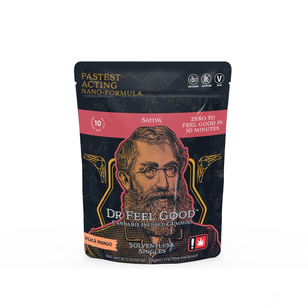 Photograph of product: Dr. Feel Good - Peach Mango (S) - Nano Single 100mg