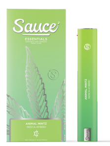 Photograph of product: Sauce Essentials Animal Mintz Oui'd Live Resin AIO Vape 1g