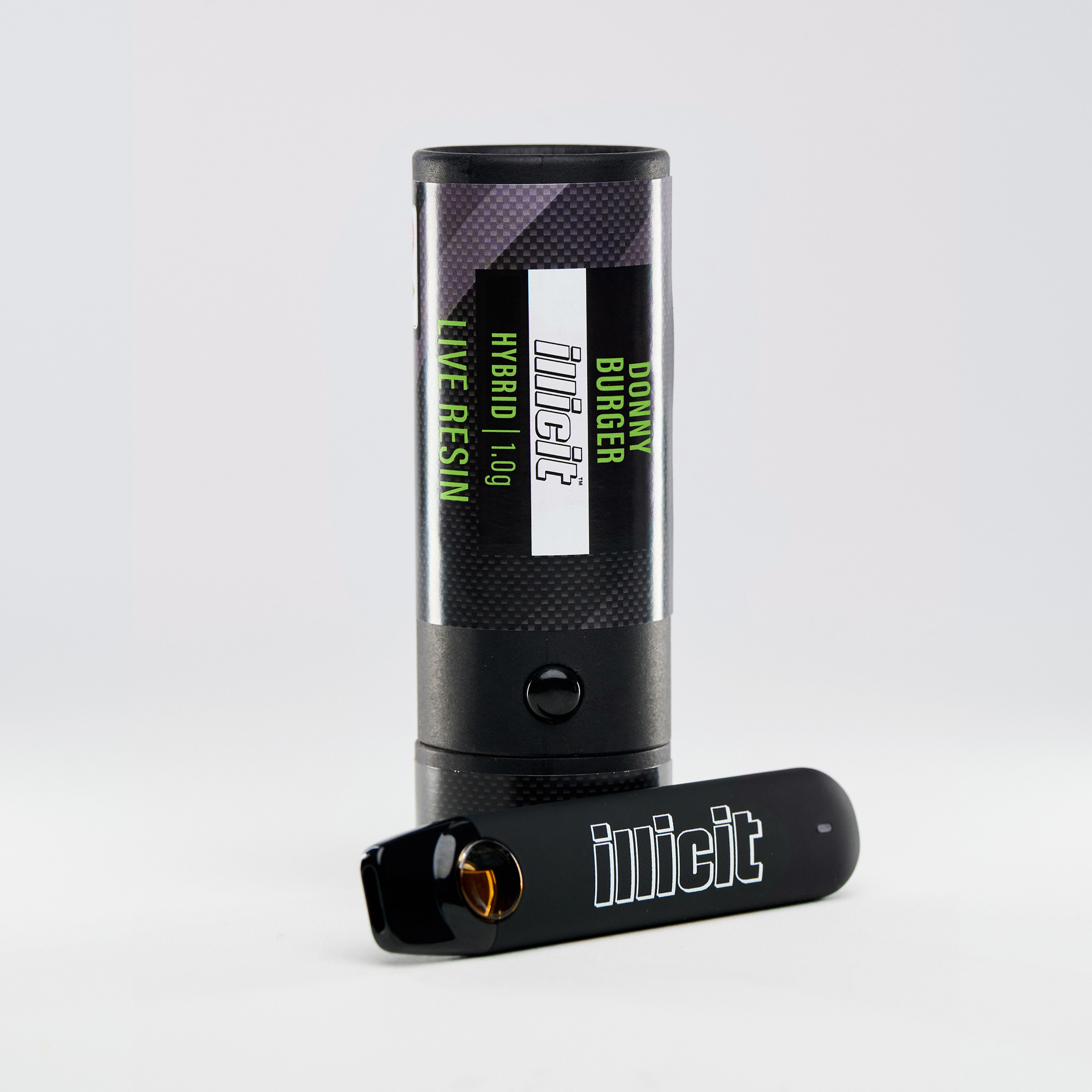 Photograph of product: Illicit | Donny Burger (H) Disposable Live Resin Vape | 1g