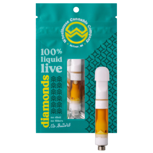 Photograph of product: Wheelhouse Blueberry Cupcake Live Resin 510 Cart 1g