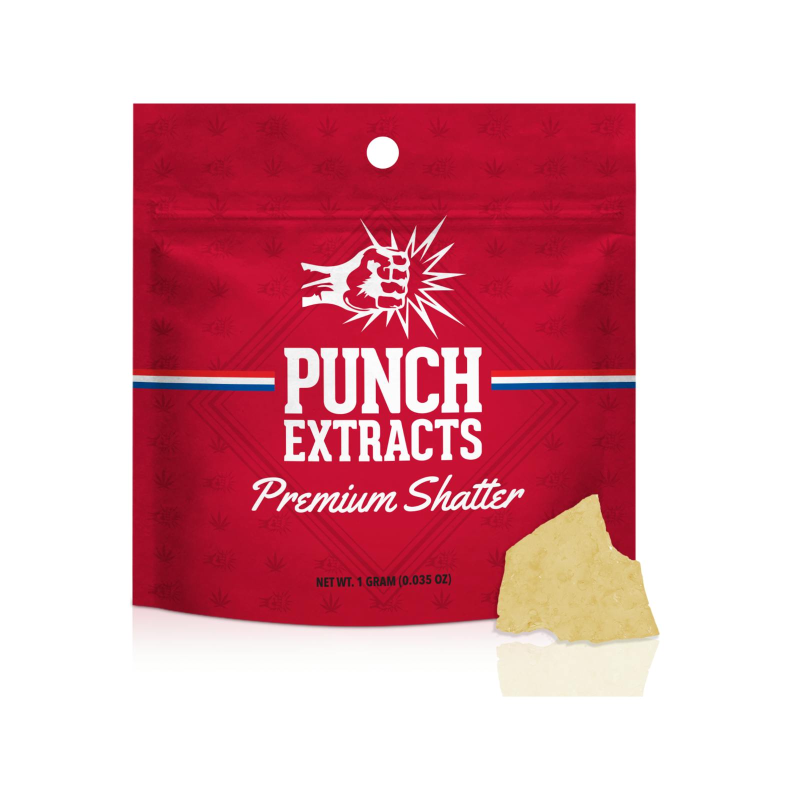 Photograph of product: Punch BHO Shatter - Galactic Warheads