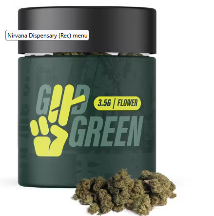 Photograph of product: Good Green - Kong 3.5g Flower
