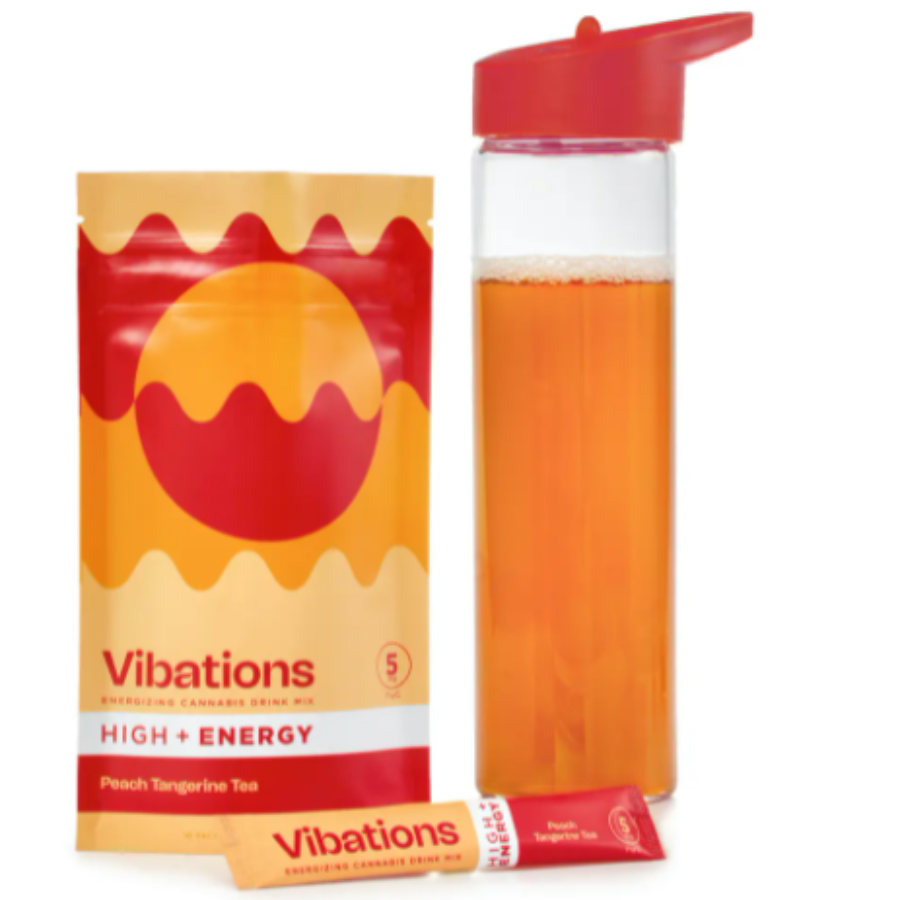 Photograph of product: Peach Tangerine | Tea Powder | 5mg | Vibations