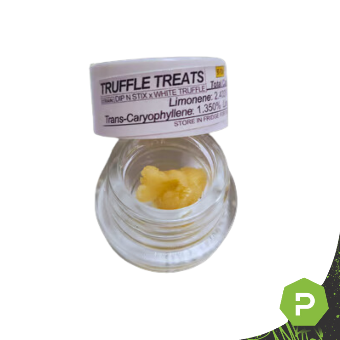 Photograph of product: Ice Kream au chocolat Co. Live Rosin | Truffle Treats