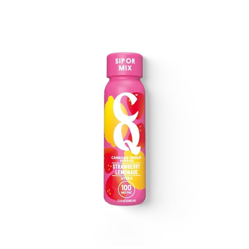 Photograph of product: CQ Drink 100mg: Strawberry Lemonade Shot 2.2oz