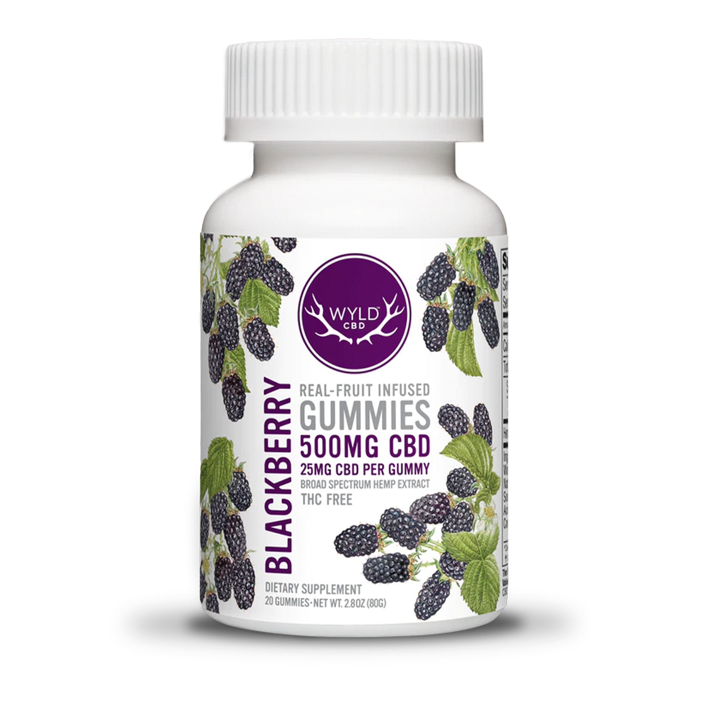 Photograph of product: Wyld - Blackberry CBD Gummies - 2.8oz