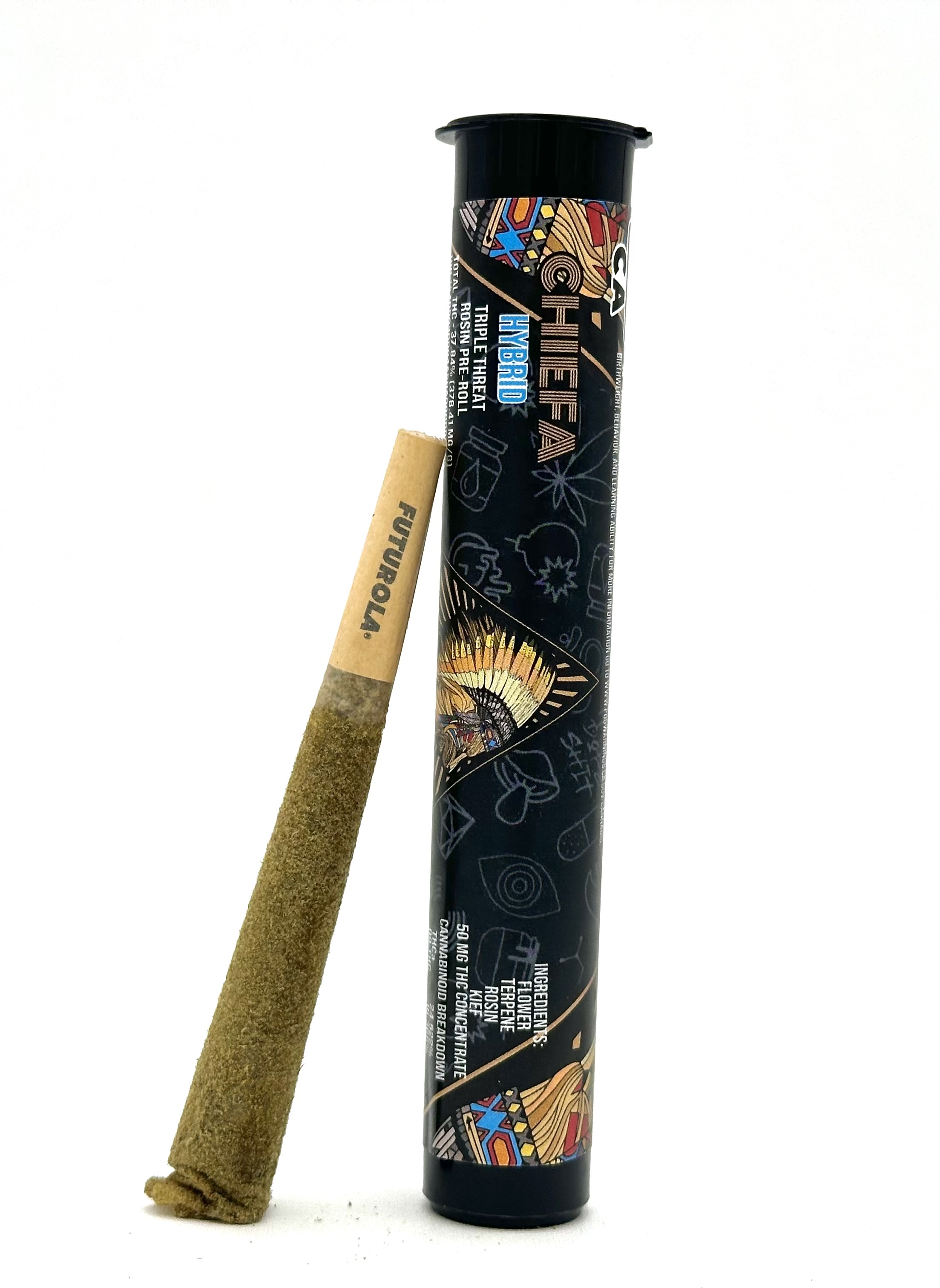 Photograph of product: CO CHIEFA | Live Resin Badder Infused Preroll | Oui'd - Animal Sherb