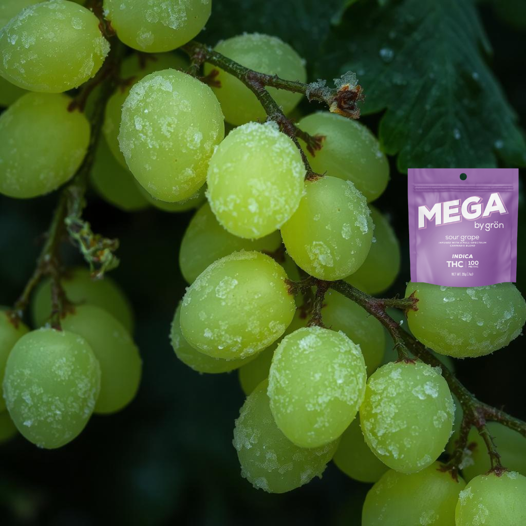Photograph of product: Pearls- Sour Grape Mega