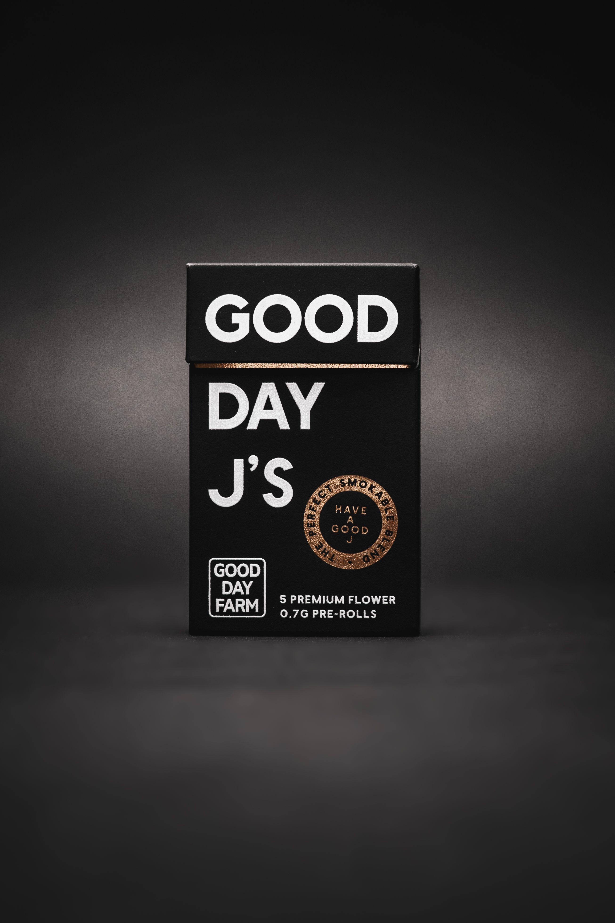 Photograph of product: GOOD DAY FARM - PREROLL - 0.7G - 5PK - GAS TRUFFLE - Oui'd