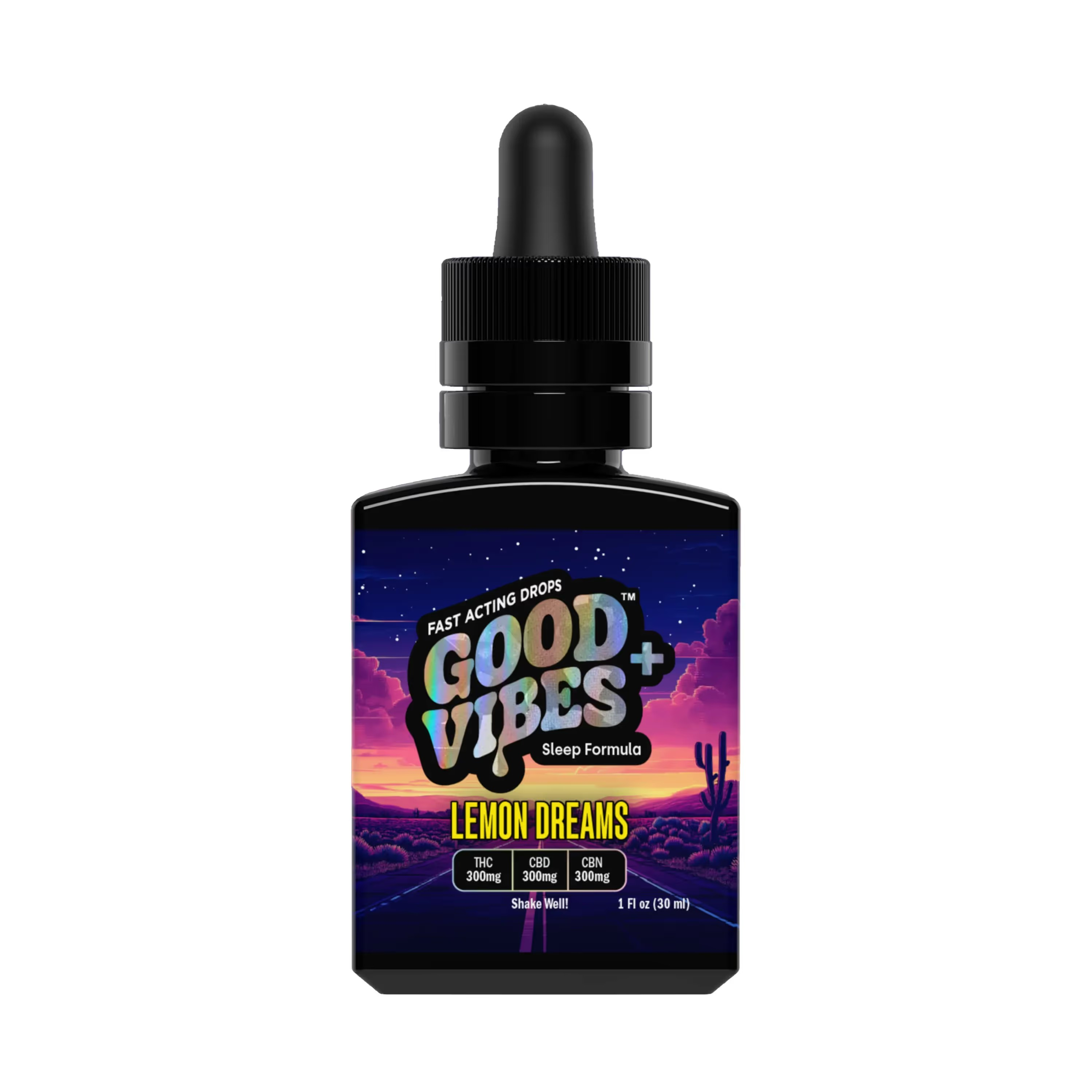 Photograph of product: Lemon Dreams - Sleep Formula - 1:1:1 TH-oui/CBD/CBN Tincture - GF - Vegan - 0 calories