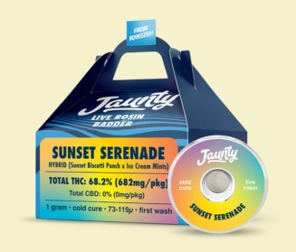 Photograph of product: JNTY | Jaunty | Sunset Serenade | Cold Rosin Badder