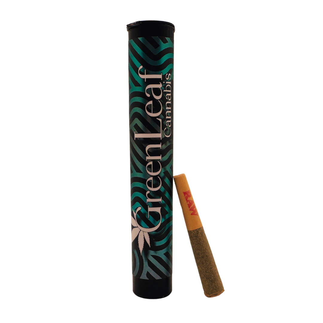 Photograph of product: Green Leaf | Scented Marker | Live Resin Infused Preroll