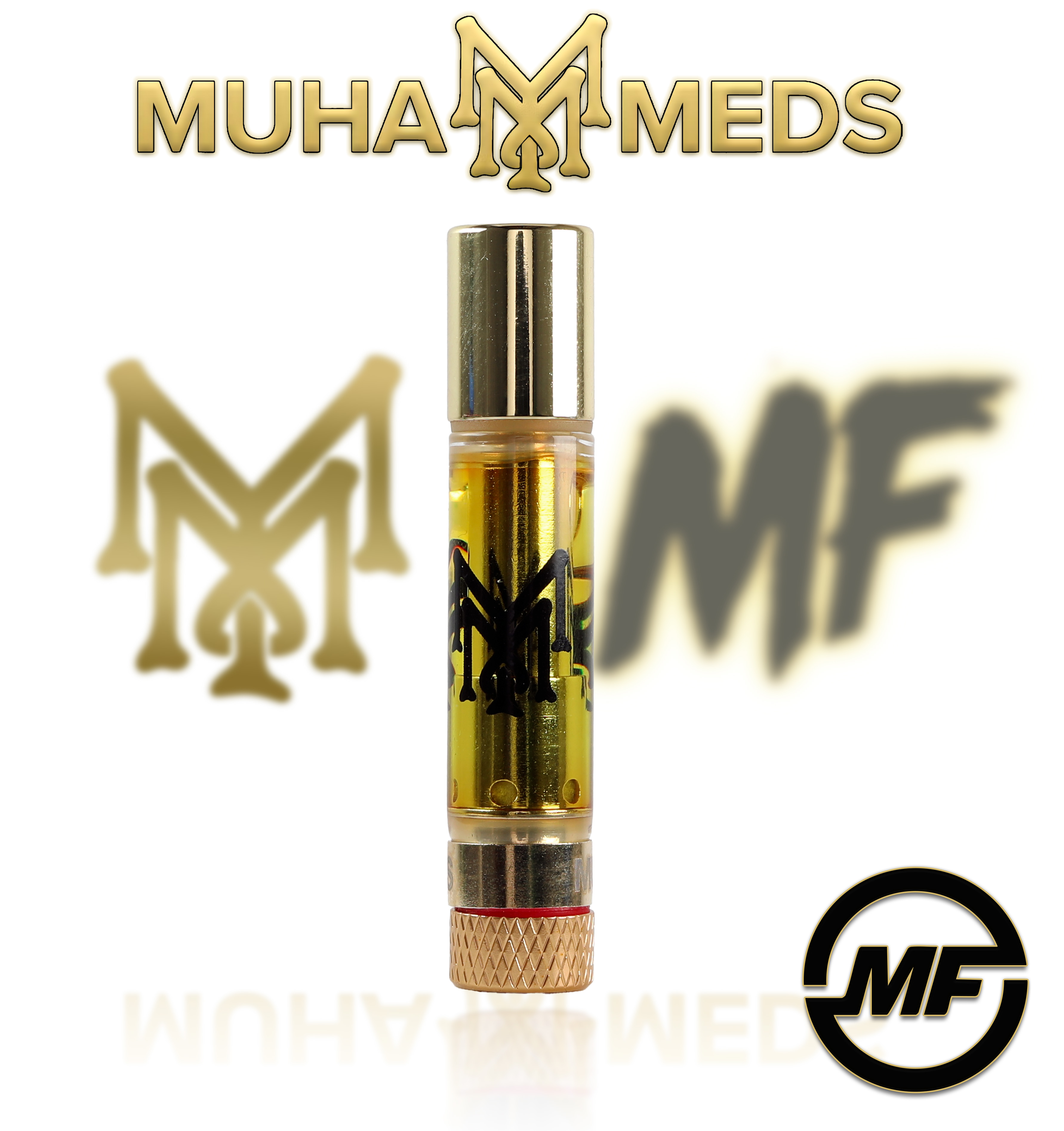 Photograph of product: Muha Meds | Blueberry Haze | 510 Cartridge | 1g