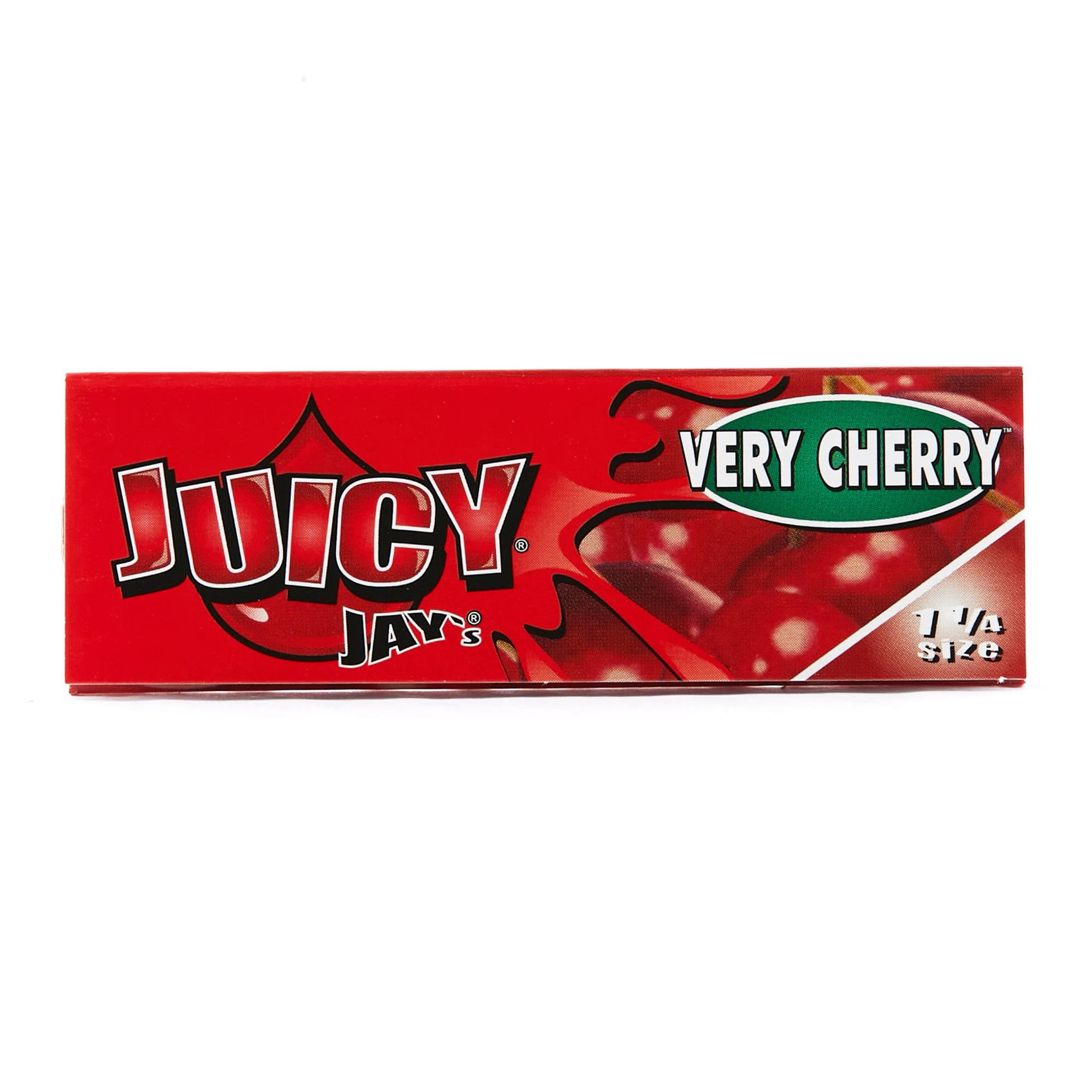 Photograph of product: Juicy Jay's Very Cherry Rolling Papers 1 1/4"