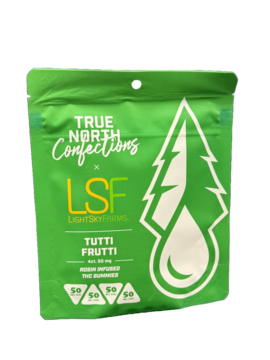 Photograph of product: 4X50MG TUTTI FRUTTI ROSIN GUMMIES