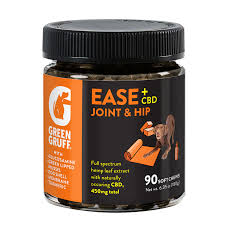 Photograph of product: Green Gruff | Ease Joint & Hip CBD Supplements for Dogs