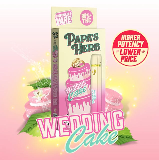 Photograph of product: Wedding Cake All-In-One Vape (1g) - 