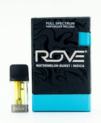 Photograph of product: Rove | Watermelon Burst | Live Resin & Diamonds | 1g Pod Reload