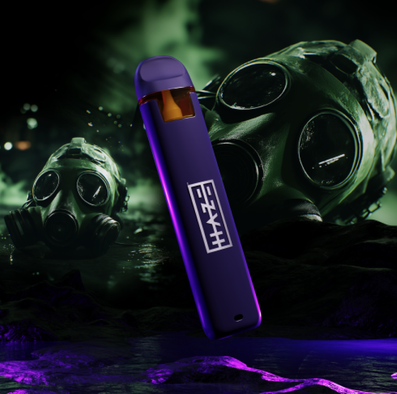 Photograph of product: Haze Permanent Gas (S) Live Rosin Disposable Vape 0.5g