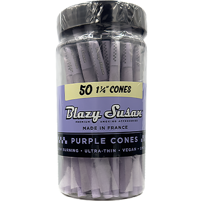 Photograph of product: Blazy Susan 1 1/4" Purple Cones 50pk