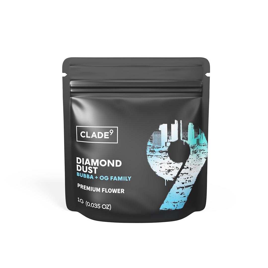 Photograph of product: Clade9 | Flower | Diamond Dust | 1g