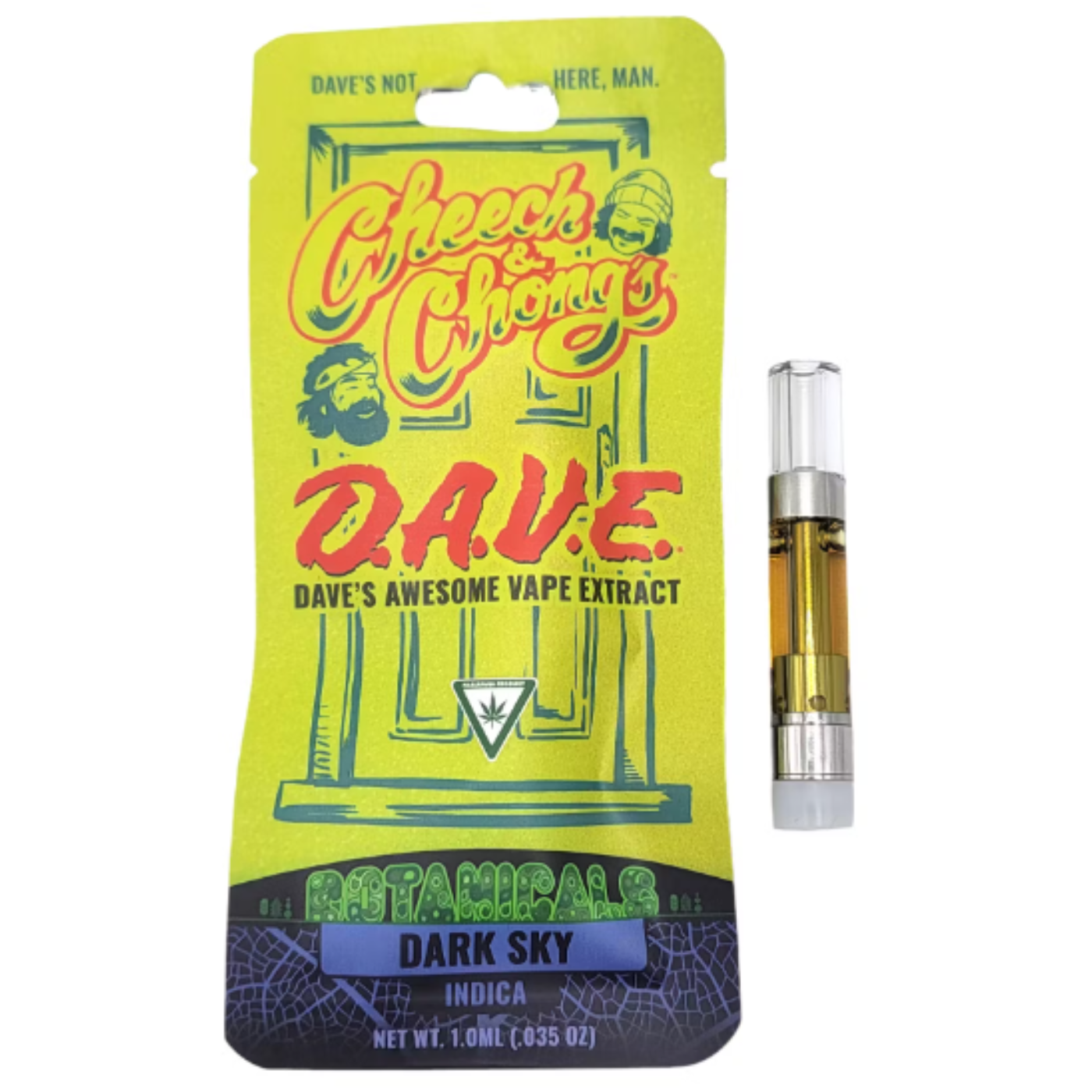 Photograph of product: Cheech & Chong D.A.V.E. Vape - Sweet Splash Cartridge