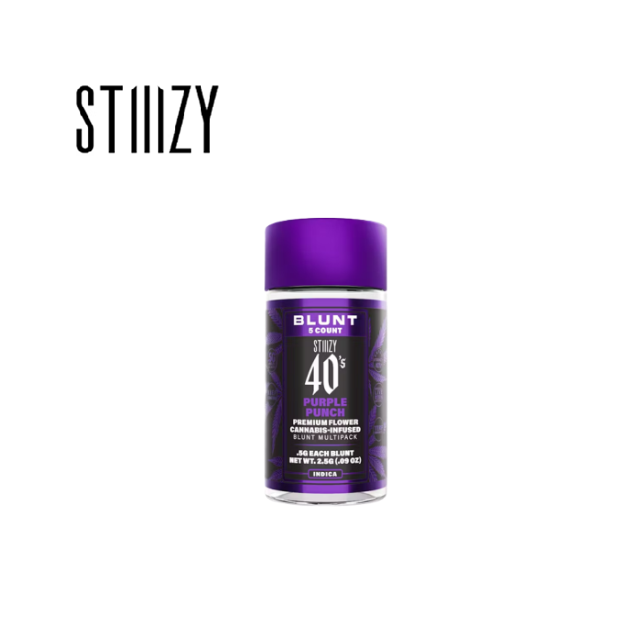 Photograph of product: PURPLE PUNCH 2.5G 5 PACK INFUSED BLUNT