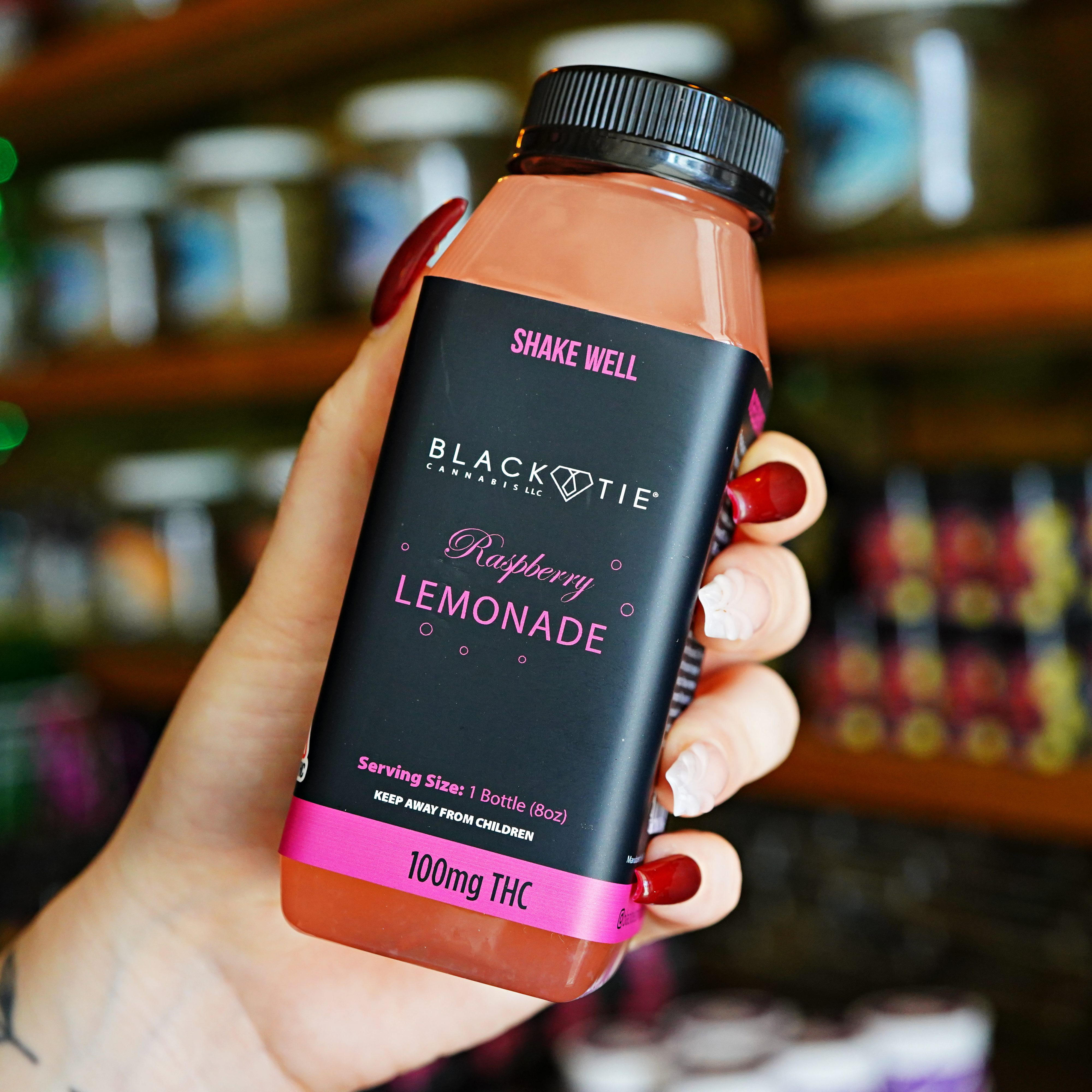 Photograph of product: (Black Tie 100mg) Raspberry