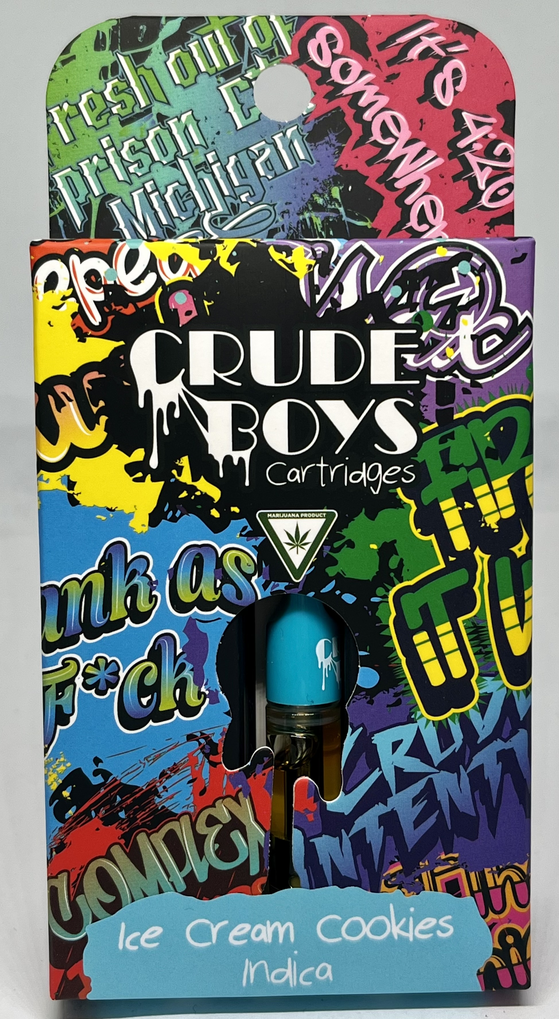 Photograph of product: Ice Cream Cookies | 1g 510 Cart | Crude Boys