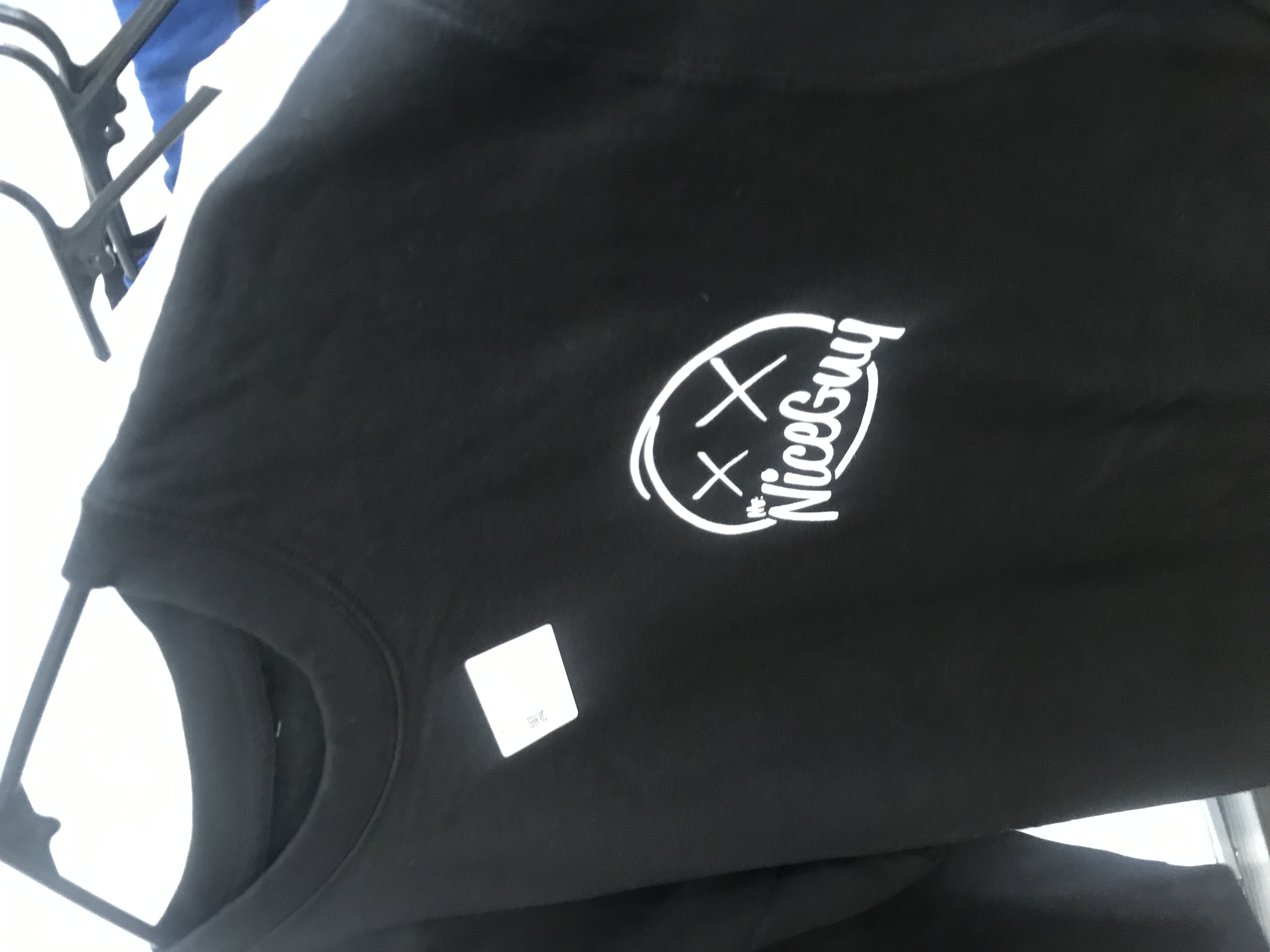 Photograph of product: MNG - HOODIES - BLACK W/EYES - LARGE