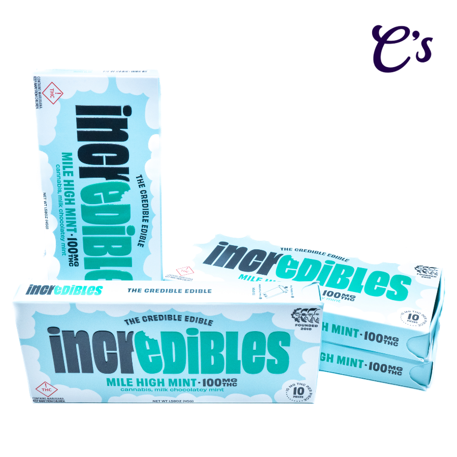 Photograph of product: Incredibles | Chocolate (H) Mile High Mint 100mg