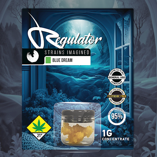 Photograph of product: Blue Dream [DOH] Sugar Wax - by Regulator