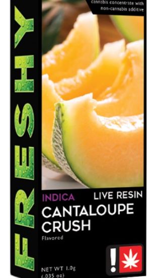 Photograph of product: Freshy Live Resin + Botanical Terps Carts: Cantaloupe Crush - 