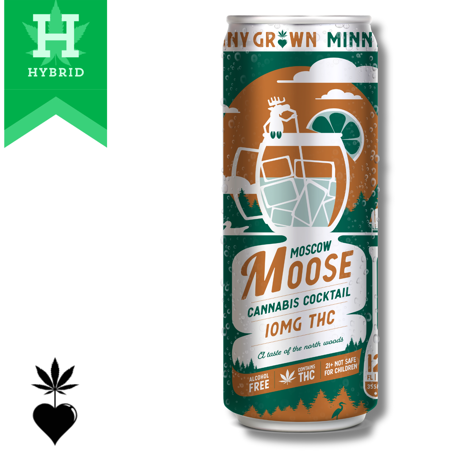 Photograph of product: MG | CBD and Hemp Products | Drinks | 1pk | Moscow Moose | 10mg